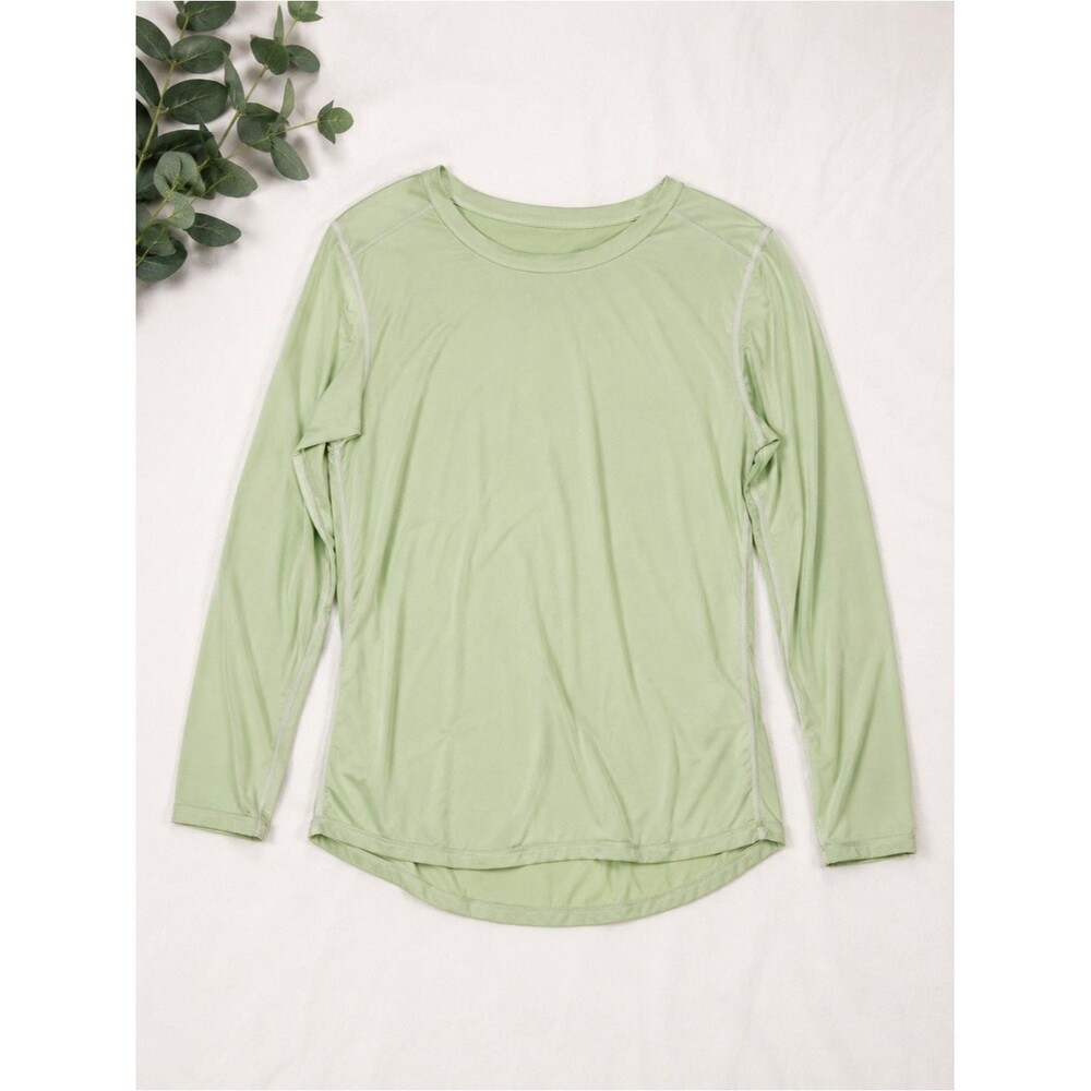 FA Light Sage Long-Sleeve Crew Performance Tee